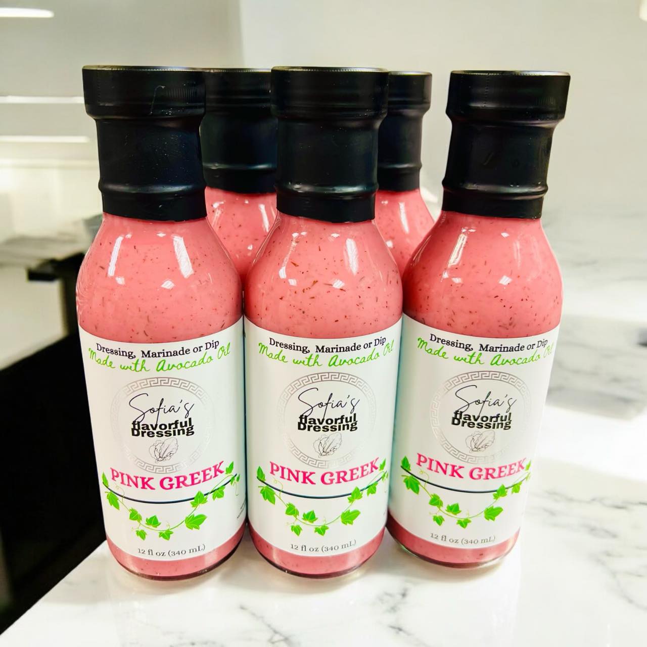 Sofia's Pink Greek Dressing